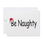 Be Naughty invitations