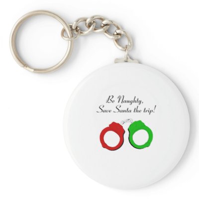 Be Naughty Save Santa The Trip Handcuffs by CelebrationZazzle