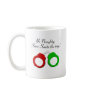 Be Naughty Save Santa The Trip (Handcuffs) Coffee Mugs