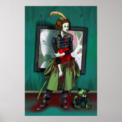 Be nice for Teddy Print by vesilene