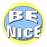 Be Nice Sticker