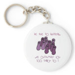 Be nice to bacteria key chain
