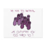 Be nice to bacteria post cards