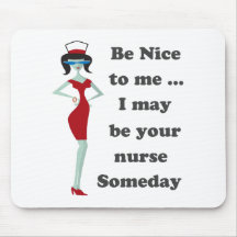 Be nice to me mouse pad