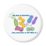 Be Nicer to Bacteria Fridge Magnet