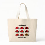 Be original ladybug canvas bags