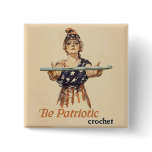 Be Patriotic: Crochet - button