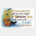 Be Plucky and Bold at Halloween Sticker