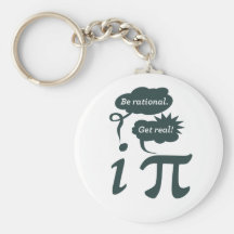 be rational! get real! keychain