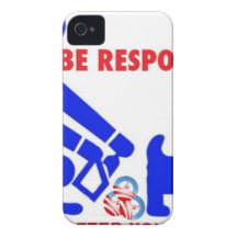 Be Responsible and cleanup your Obamanation Case-Mate iPhone 4 Case