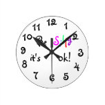 Be Silly it's ok-wall clock