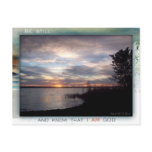 Be Still and Know postcard