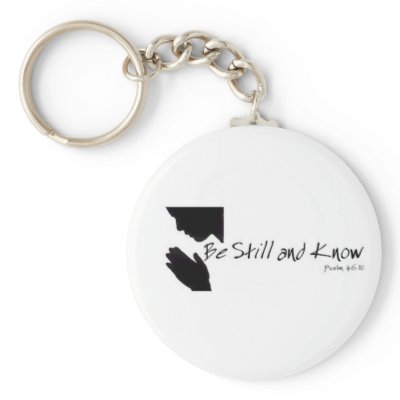 Be Still Keychain by edgychristian