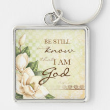 Be Still... Magnolia Premium Keychain