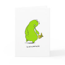 Be still my bleating fart greeting card