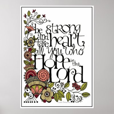 Be Strong - Art Print by KarlaDornacher