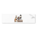 be thankful thanksgiving pilgrims bumper stickers