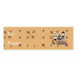 be thankful thanksgiving pilgrims business card