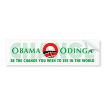 Be the change bumper sticker