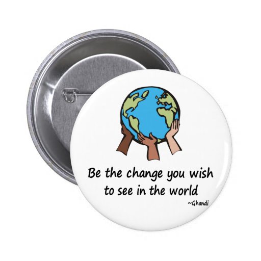 Be the Change button