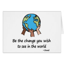 Be the Change Card