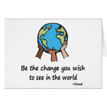Be the Change Card