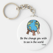 Be the Change Keychains