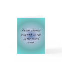 Be the change...  notecard