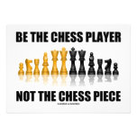 Be The Chess Player Not The Chess Piece Personalized Invitations