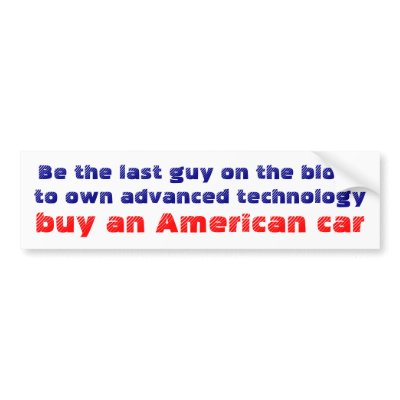 Be the last guy on the block ... bumper sticker by jwoods486