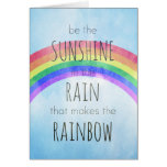 Be the Sunshine in the Rain Card