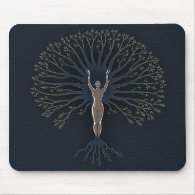Be the Tree Mouse Pad by kbilltv