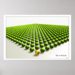 Be unique (green) posters