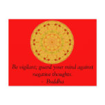 Be vigilant; guard your mind against negative..... post cards