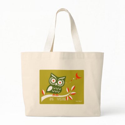 Be Wise Canvas Bags by waitwear