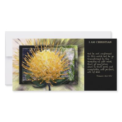 Be Ye Transformed Scripture Card Photo Cards by dollargrafix