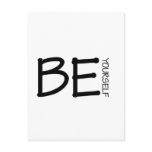 Be Yourself postcards