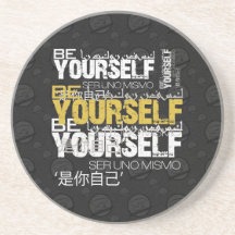 Be Yourself Sandstone Coaster