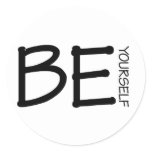 Be Yourself stickers