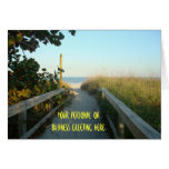 Beach Access Custom Card