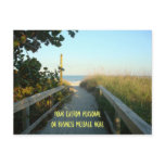 Beach Access Custom Postcard