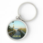 Beach Access Personalised Keychain