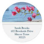 Beach Address Labels stickers