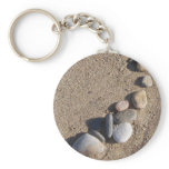 Beach and Pebbles Keychain