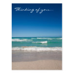 Beach and waves - Postcard