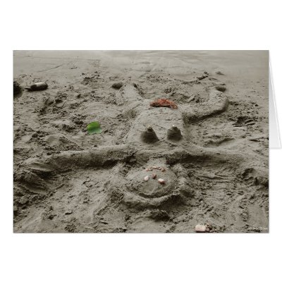 beach art? card by blacqbook