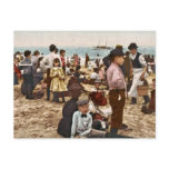 Beach At Coney Island, New York 1902 Vintage Postcards