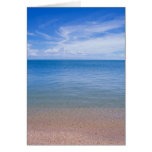 Beach at low tide cards