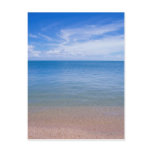 Beach at low tide post cards