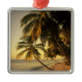 Beach at sunset, Trinidad Christmas Ornament